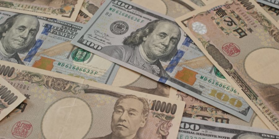 週三亞洲時段，日圓（JPY）在一個區間內波動，仍接近前一天兌美元（USD）觸及的2月下旬以來最低水平
