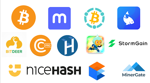 Các loại app đào bitcoin trên điện thoại