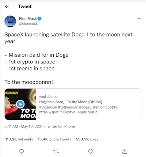 DOGE-1 to the Moon