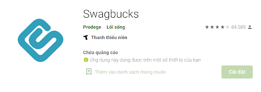 Swagbucks-app xem video kiếm tiền nước ngoài 