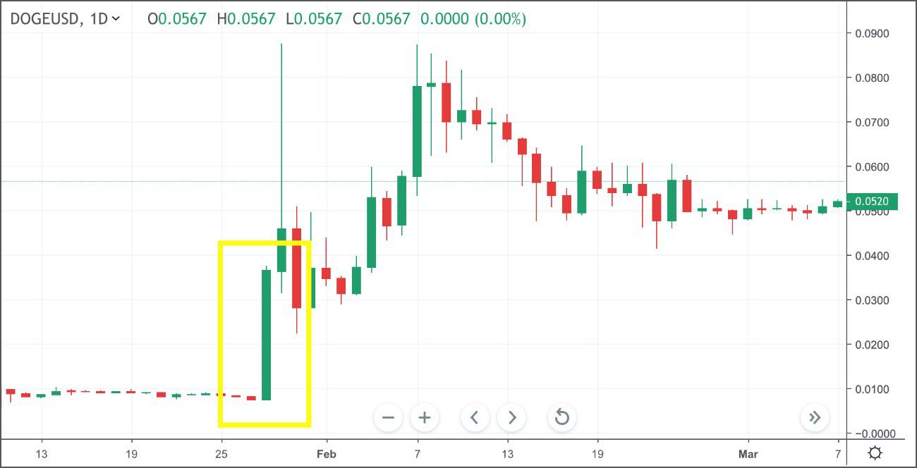 Detalle cotización de DOGE el 28 de Enero de 2021 Detalle cotización de DOGE el 28 de Enero de 2021
