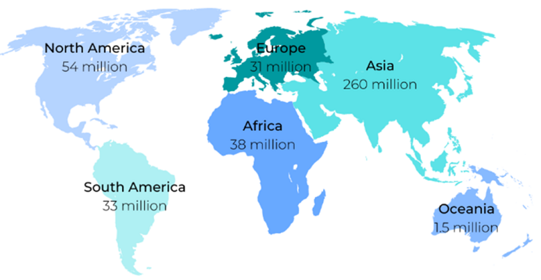 Bản đồ người dùng tiền ảo năm 2023 Bản đồ người dùng tiền ảo năm 2023