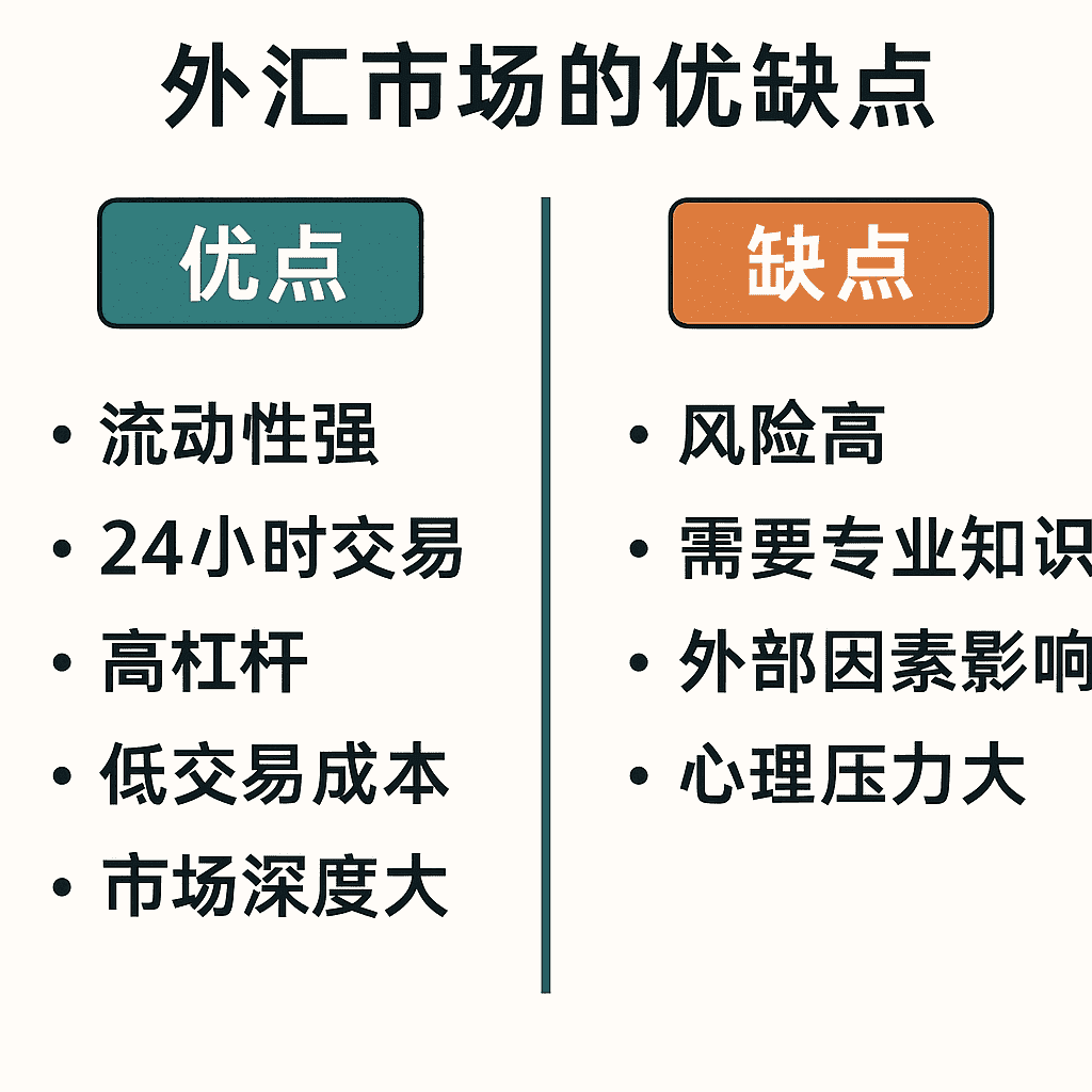 外匯市場的優缺點