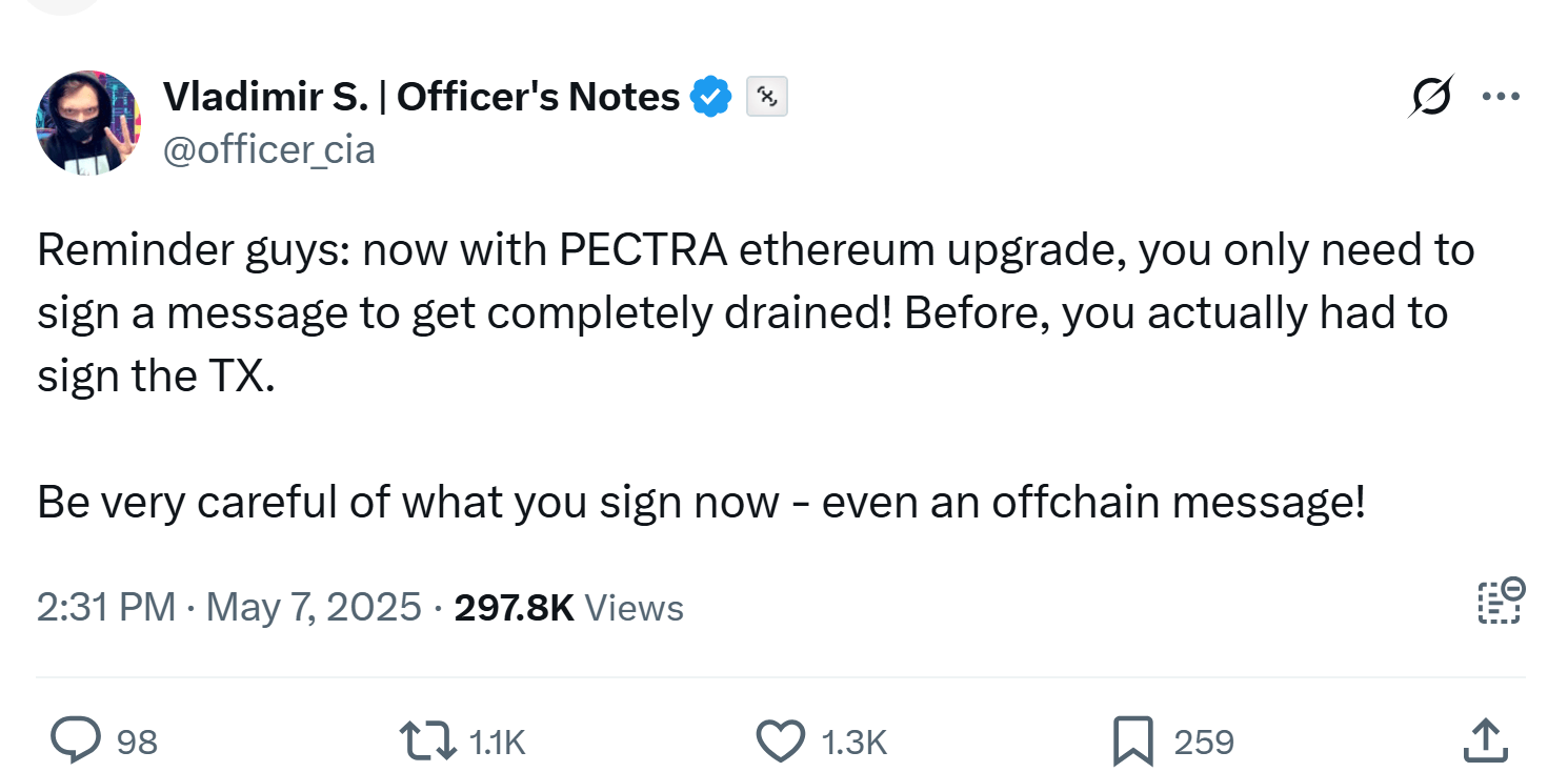 การออกมาเตือนให้ระวังช่องโหว่ใหม่ของ Ethereum 