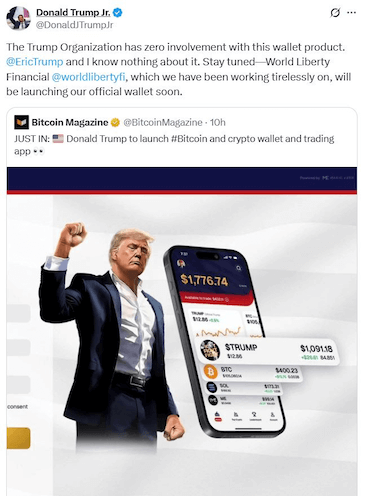 Donald Trump Jr. บอกงง ไม่รู้ว่านี่มันเรื่องอะไรกัน