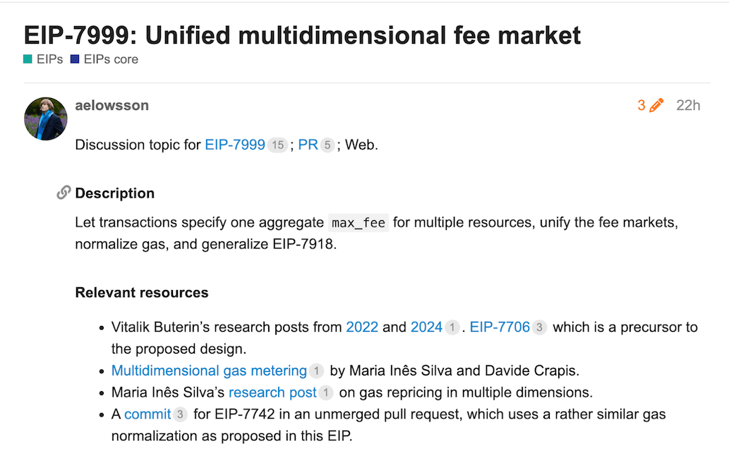 ข้อเสนอ EIP-7999 ข้อเสนอ EIP-7999