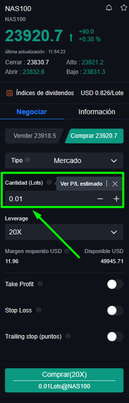 operar en el Nasdaq-paso 4.