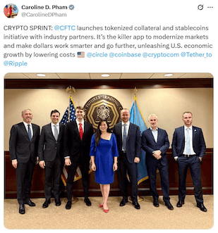 CFTC ให้ใช้ Stablecoin เป็นหลักทรัพย์ค้ำประกันในตลาดอนุพันธ์ได้ 
