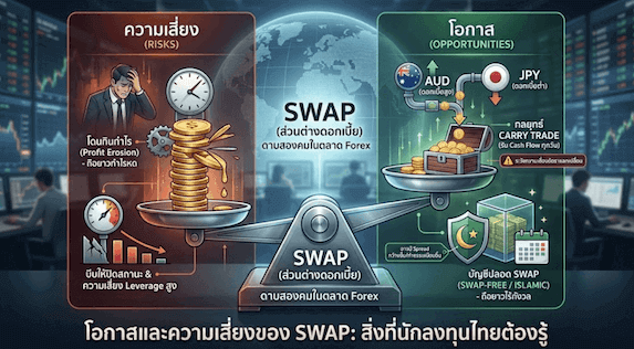 โอกาสและความเสี่ยงของ Swap
