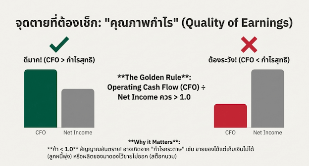 วิธีเช็คคุณภาพกำไร
