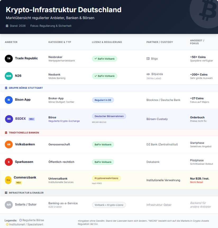 Krypto infrastruktur deutschland