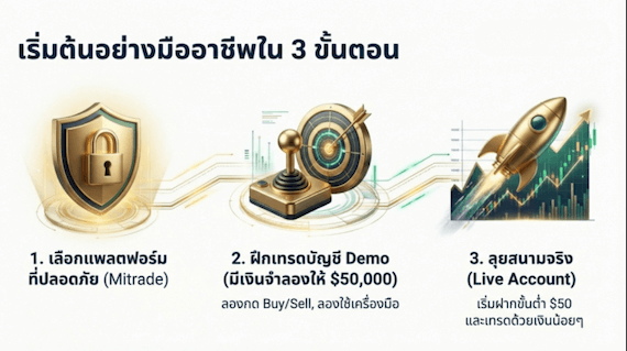 มือใหม่เริ่มเทรดทอง Forex ยังไงดี?