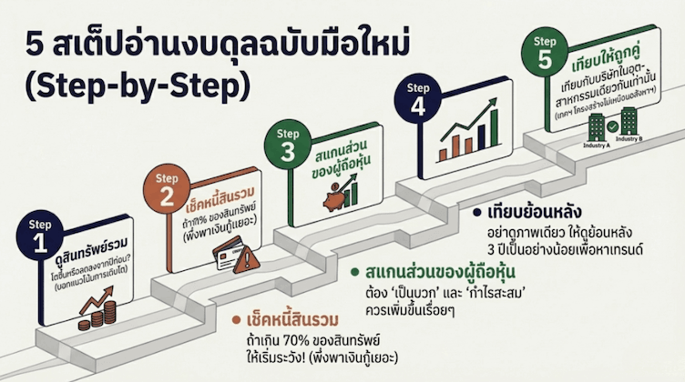 วิธีอ่านงบดุล