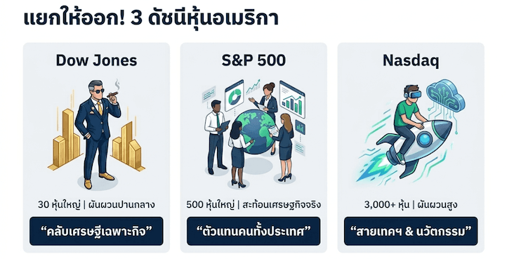 เปรียบเทียบ ดัชนีอุตสาหกรรมดาวโจนส์