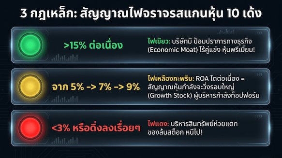 ใช้ ROA เลือกหุ้นยังไง