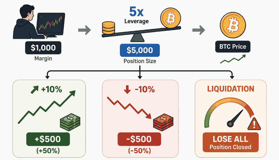 bitcoin leverage and margin