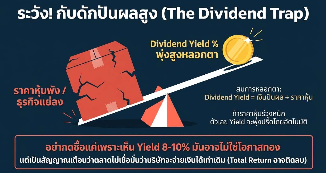 ความเสี่ยงของหุ้นปันผล ที่มือใหม่มักมองข้าม