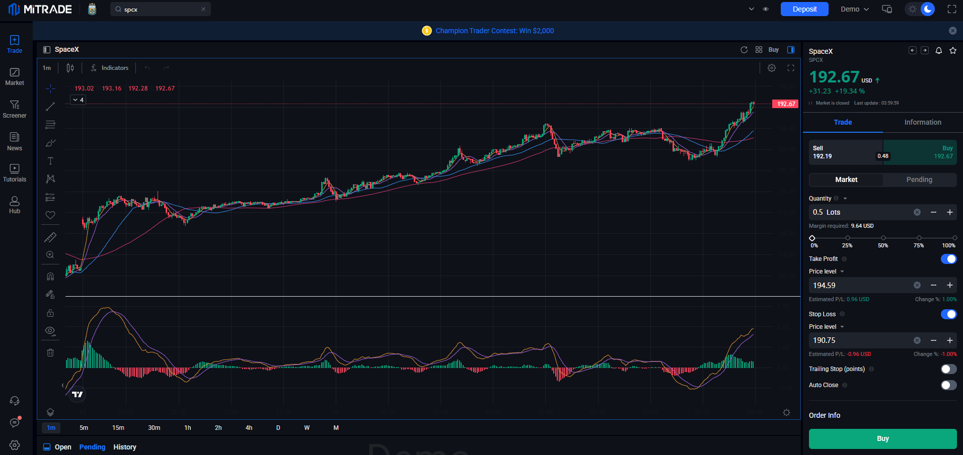 buy SpaceX CFD on Mitrade buy SpaceX CFD on Mitrade