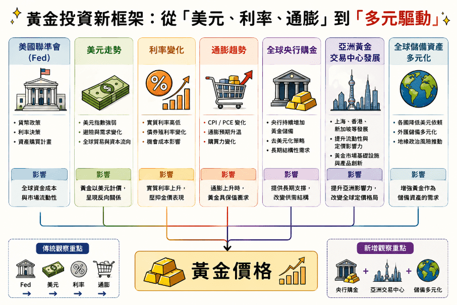 黃金價格主要影響因素