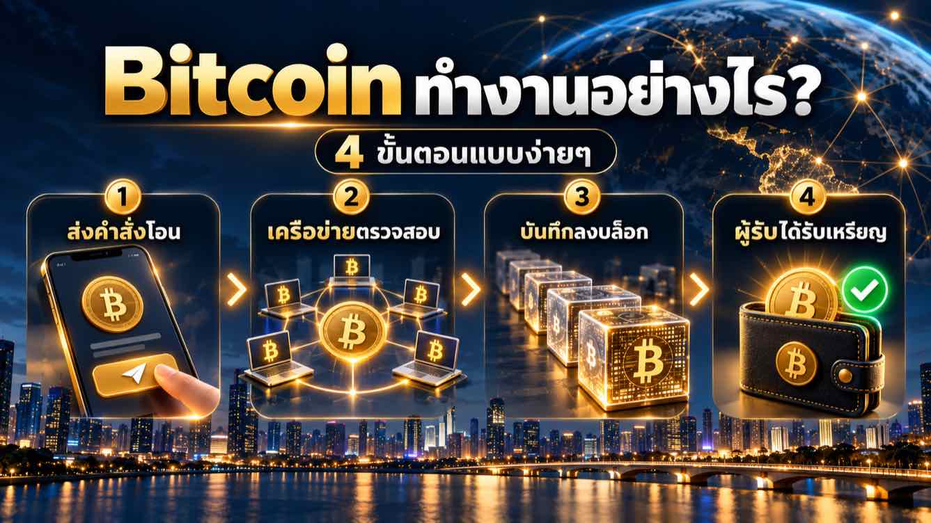 Bitcoin ทำงานอย่างไร?