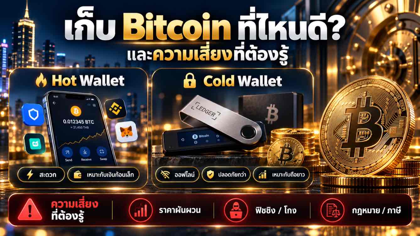 Bitcoin เก็บไว้ที่ไหนดี?